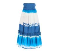 Tie Dye Midi Skirt - female - Alberta Ferretti - Midi Skirts - Multicolor - L - Skirts L
