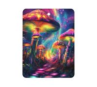 Tie Dye Mushroom Print Car Air Freshener Decorative Hanging Aromatherapy Tablets for Car Trucks Square