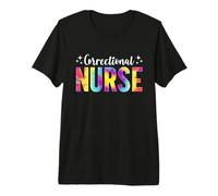 Tie Dye Nurse Correctional Nurse Forensic Nursing for Nurses Premium T-Shirt
