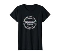 Tie Dye Orthopedic Technician Surgeon Orthopedist Value Graphic T-Shirt, Women, Black, S