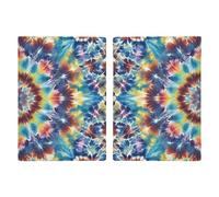 Tie Dye Pattern Passport Holder Personalized Passport Wallet for Women Men Travel Document Organizer Holder