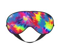 Tie Dye Pattern Print Eye Mask Comfortable Eye Shade for Night Sleep Naps Home Travel Use
