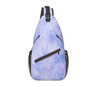 Tie Dye Pattern Sling Bag Hiking Daypack Crossbody Shoulder Backpack Travel Chest Pack for Men Women