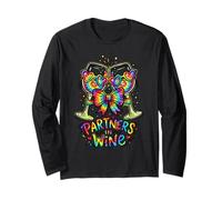 Tie Dye Peace Love Vineyard Vino Matching Group Long Sleeve T-Shirt