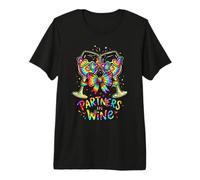Tie Dye Peace Love Vineyard Vino Matching Group Premium T-Shirt