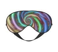 Tie Dye Print Sleep Eye Mask Outdoor Indoor Travel Camping Meditation Yoga Shift Work Breathable