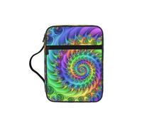 Tie Dye Print Soft Bible Storage Bag Scripture Holder Waterproof for Worship Travel Devotional