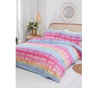 Tie Dye Single Duvet Cover And Pillowcase Set