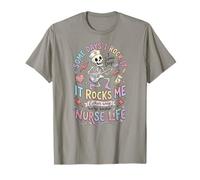 Tie Dye Some Days I Rock It Some Days It Rocks Me Nurse Life T-Shirt