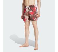 adidas Tie-Dye Swim Shorts 5-Inch, Recycled Polyester, Red