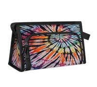 Tie Dye Swirl Travel Toiletry Bag for Women Men Girls Boys Tie Dye Multifunctional Makeup Pouch Bag Wash Toiletries Cosmetic Organizer Shower Bag