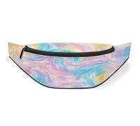 Tie Dye Swirls Pattern Waist Bag Pack for Women Men Kids Girls Boys Fanny Pack Bumbags Pouch Purses Belt Bag for Travel Sport Running