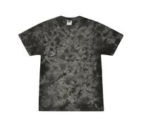 Tie Dye T Shirt Short Sleeve Colourful Cotton Tee Retro Multicolour Summer Tops