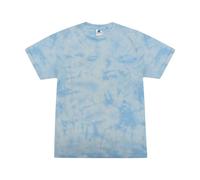 Tie Dye T Shirt Short Sleeve Colourful Cotton Tee Retro Multicolour Summer Tops