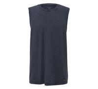 Tie-Dye Tank Top with Structured Jersey QS Bleu 2XL