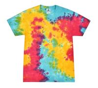 Tie Dye Tie Dye Cd100 153 g, 100% Cotton T-Shirt, Multi Rainbow, L