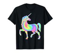 Tie Dye Unicorn Mythical Fairy Tale Creature Colorful Horn T-Shirt
