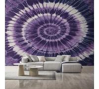 Tie Dye Wallpaper for Living Room, Swirl Psychedelic Wall Mural for Bedroom 130x80 cm, Non-Woven Photo Wallpaper, Home Decor D&O44