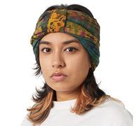 -Tie-Dye Winter Headband-Hippie Fashion-Elastic Head Wrap Cover-60' s 70' s Retro Bandana-Psychedelic Flower Pattern