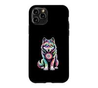Tie Dye Wolf Rainbow Spirit Case for iPhone 11 Pro