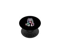 Tie Dye Wolf Rainbow Spirit PopSockets Adhesive PopGrip