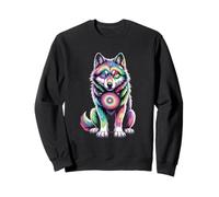 Tie Dye Wolf Rainbow Spirit Sweatshirt