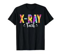 Tie Dye Xray Technologist X-Ray Tech Radiologic Technologist Value Graphic T-Shirt, Men, Black, S