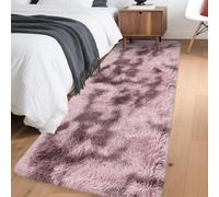 Tie-Dyed Blush 2x6 Machine Washable Runner Rugs for Hallway Soft Fluffy Shaggy Bedside Rugs for Bedroom Living Room Indoor Floor Carpet for Kids Girls and Boys Nursery Rooms Home Decor Aesthetic