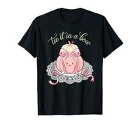 tie it in a Bow Spice Cozy Autumn Pumpkin Lover Patch Fall T-Shirt