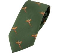 JACK PYKE Countryman Tie Pheasant Green