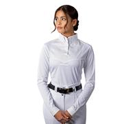 Tie Keeper Long-Sleeved Shirt Aubrion White XL