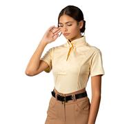 Tie Keeper Short-Sleeved Shirt Aubrion Yellow XL