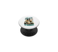 Tie No Manners Boston Terrier Dog PopSockets Adhesive PopGrip