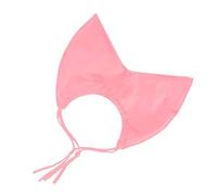 Tie-on Feline Grooming Cap for Direct Water Coverage, B | Open Face Area, Ear-Shaped Profile Around the Head, Helps Reduce Direct Water on Covered Areas During Feline