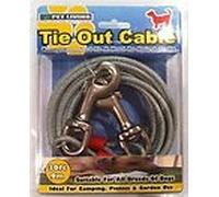 TIE OUT CABLE 10FT VERY STRONG ALL CHEW PROOF CABLE