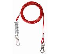 Tie Out Cable shock-absorbing Spring Protects Dog From Injury 5 or 8m Lead Chain