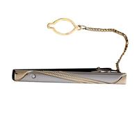Tie Pins for Men - Shiny Skinny Tie Pins - Stylish Non-slip Suit Accessories for Men Husband Father Boyfriend Business Meetings Wedding, Refer to description, copper, Unisex