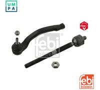 Febi Bilstein Rod Assembly 37617 - Front Left Tie Rod with End Fitting, Nut & Lock Nut