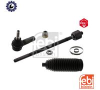 febi bilstein 39029 Tie Rod with end fitting, boot, and additional parts, pack of one