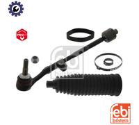 febi bilstein 43507 Tie Rod with end fitting, boot, and additional parts, pack of one