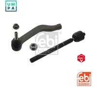 febi bilstein 43687 Tie Rod with end fitting, nut and lock nut, pack of one