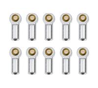Tie Rod Ball Joint Fit For 1/10 RC Car Crawler SCX10 D90 D110 Tamiya racing Aluminum Link Tie Rod End Ball Joint(Silver)