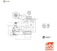 FEBI BILSTEIN 193971 Track rod end