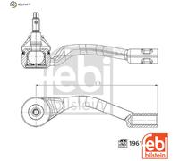 FEBI BILSTEIN 196154 Track rod end