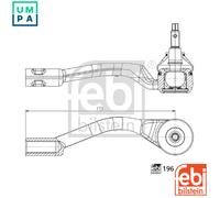 FEBI BILSTEIN 196155 Track rod end