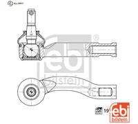 FEBI BILSTEIN 197238 Track rod end