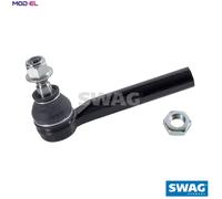 Steering rod end Front Axle Left with right-hand thread 40 71 0025 SWAG for OPEL