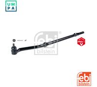 febi bilstein 41096 Tie Rod End with castle nut, cotter pin and grease nipple, pack of one