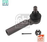 febi bilstein 43227 Tie Rod End with castle nut and cotter pin, pack of one