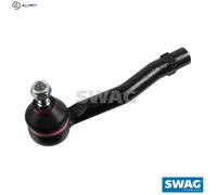 Steering rod end Front Axle Right with right-hand thread 62 93 1972 SWAG for DS